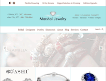 Tablet Screenshot of marshalljewelry.com